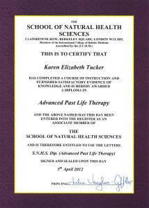 Past Life Therapy Advanced Diploma